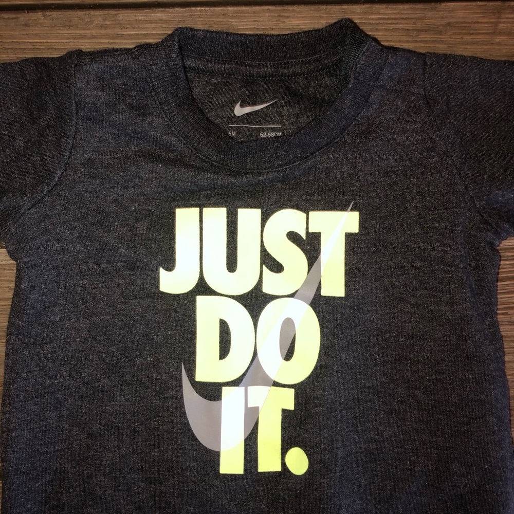 Nike long sleeve baby one piece